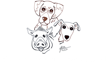 Two Dogs and a Pig Logo